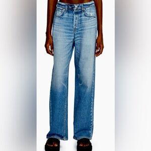 Rag and Bone Miramar Trompe L’Oeil XXS Noosa photo printed sweat jeans